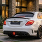 2015-2021 Mercedes C Class Sedan W205 Brabus Style Rear Diffuser Gloss Black AMG Sport Package C43/C300/C400/C450 Back Right