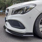 2016-2019 Mercedes Benz CLA Class W117 Brabus Style Front Lip Gloss Black Front Right Side