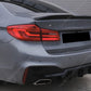 2017-2020 BMW 5 Series G30 M5 Style Rear Diffuser Gloss Black Back Left