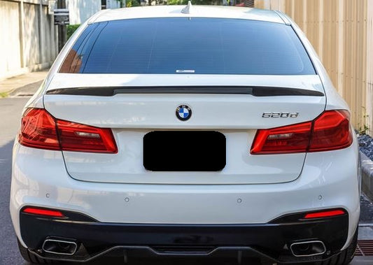 2017-2023 BMW 5 Series G30 F90 M Performance Spoiler Gloss Black Back Center