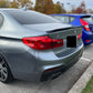 2017-2023 bmw 5/m series g30/f90 (530i/540i/m550i/m5) pre-lci and lci pro style rear trunk spoiler lip wing Gloss Black Back Left