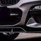 2018-2021 bmw x series g01/g02 X3/X4 (xdrive30i/m40i) m sport warrior style front bumper lip splitter spoiler gloss black Front Right Close