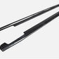 2019-2025 bmw 3 series g20 (330i/m340i) pre-lci and lci m sport ac style full length side skirt extensions gloss black close up