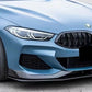 2019-Present BMW 8 Series Gran Coupe G14 G15 G16 Warrior Style Front Lip Gloss Black Front Left