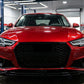 2020-2023 Audi A4/S4 B9.5 Front Lip Gloss Black Front Center