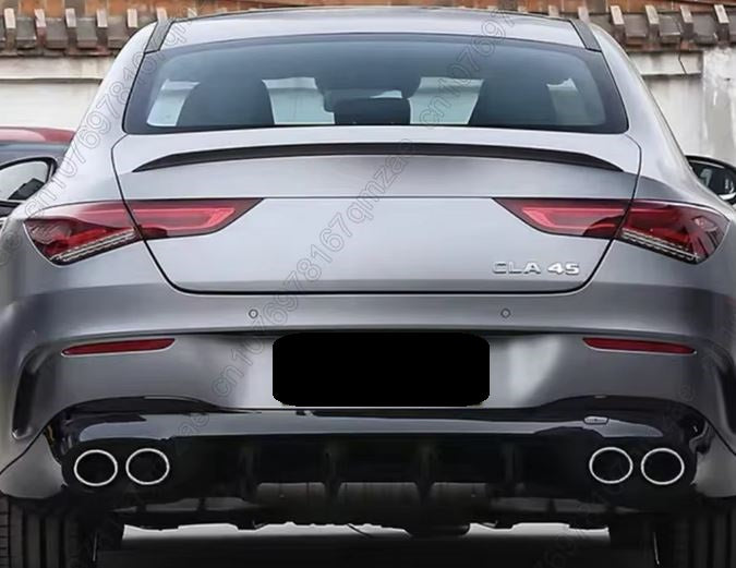 2020-2024 Mercedes Benz CLA Class W118 AMG Style Spoiler Gloss Black Back Center