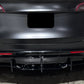 2020-2024 Tesla Model Y Viento Style Rear Diffuser Gloss Black Back Center
