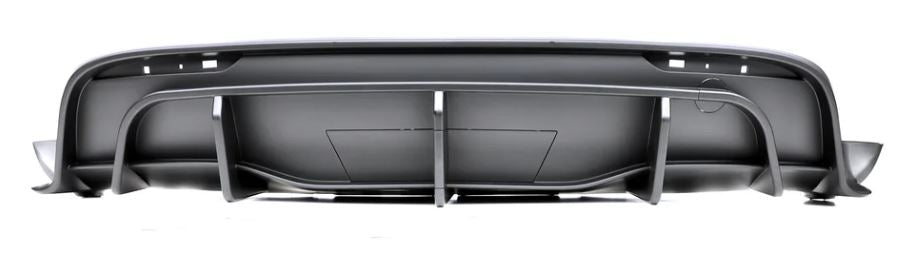 2020-2024 Tesla Model Y Viento Style Rear Diffuser Matte Black Close Up