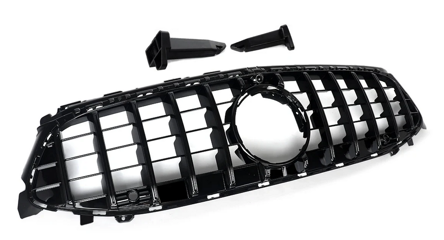 2020-2024 mercedes benz cla class w118 cla 250 cla 35 gt style front bumper grille gloss black