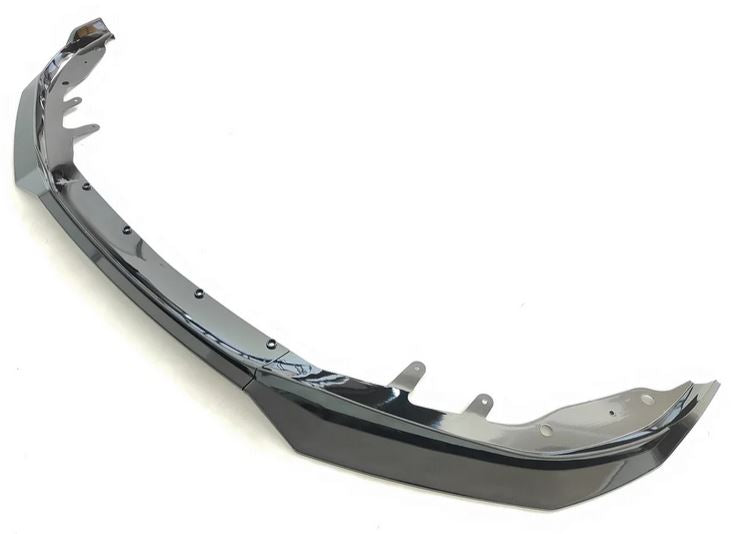2021-2025 bmw 4 series g22/g23 (430i/m440i) pre lci and lci m sport cs style front bumper lip splitter spoiler gloss black 