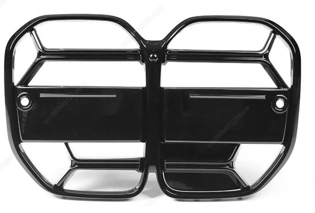 2021-2026 bmw 4 series g22/g23 430i/m440i pre-lci m-sport csl style front kidney grille gloss black close up