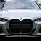 2021-2026 bmw 4 series g22/g23 430i/m440i pre-lci m-sport csl style front kidney grille gloss black front center