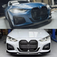 2021-2026 bmw 4 series g22/g23 430i/m440i pre-lci m-sport csl style front kidney grille gloss black