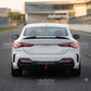 2021-2026 bmw 4 series g22/g23 m440i/430i m-sport pre-lci rear bumper diffuser with led brake light gloss black