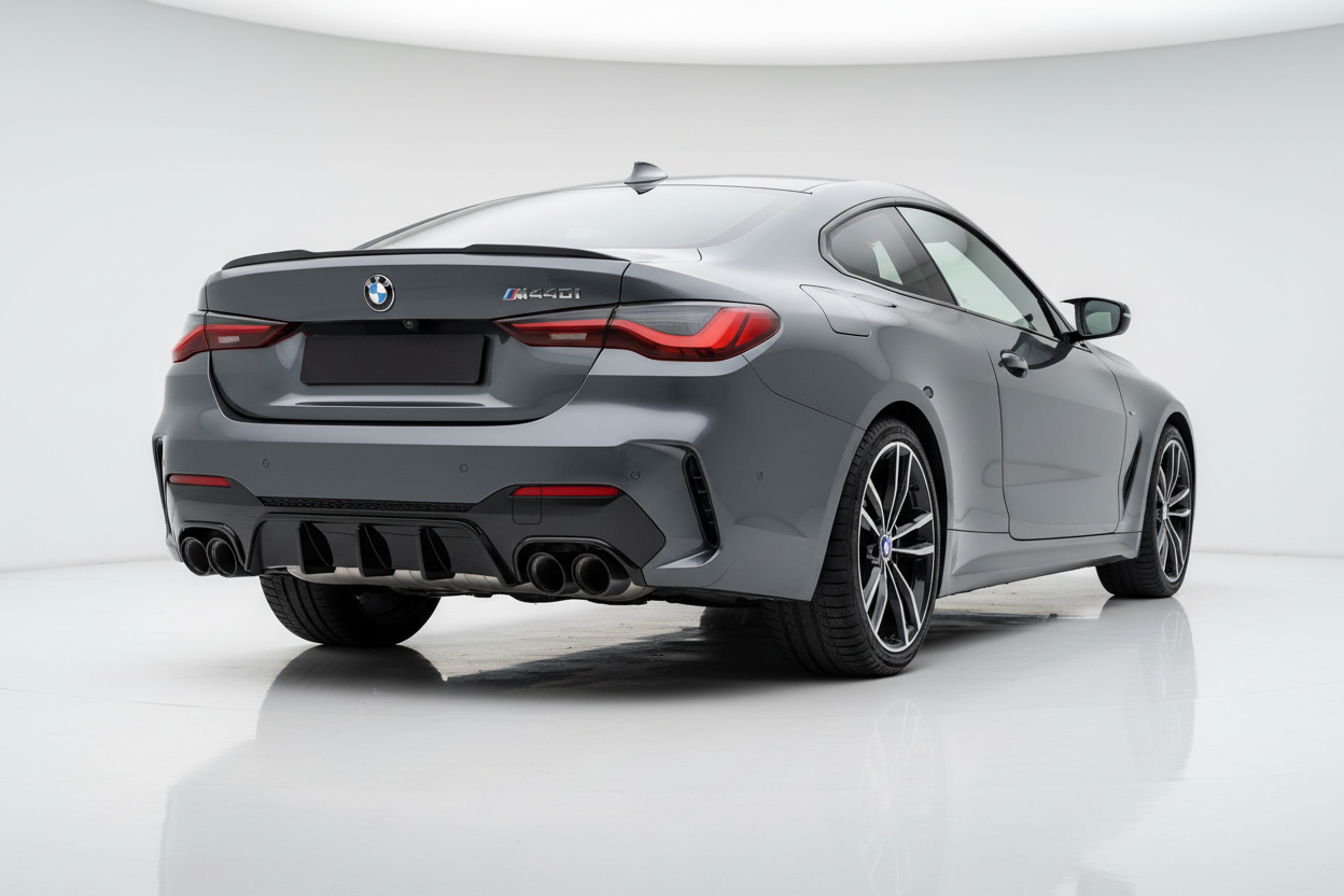 2021-Present BMW 4 Series G22/G23 (M440i) RS Style Rear Diffuser Gloss Black