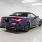 2021-2026 bmw 4 series g22/g23 m440i/430i pre-lci m-sport vten style rear bumper diffuser with led brake light gloss black back right