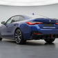 2021-Present BMW 4 Series G26 (430i) Rear Diffuser With LED Light Gloss Black