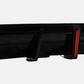 2021-Present BMW 4 Series G26 (430i) Rear Diffuser With LED Light Gloss Black