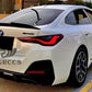 2021+ BMW 4 Series Gran Coupe G26 PSM Style Spoilers Gloss Black Back Right