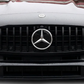 2022-2024 mercedes benz c class w206 c300/c43 amg sport package gt style front bumper grille gloss black front center