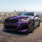 2022-2025 bmw 2 series g42 (230i/m240i) m sport m performance style front bumper lip splitter spoiler gloss black Front Right