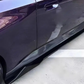 2022-2026 bmw 2 series g42 230i/m240i m-sport competition style full length side skirt extensions gloss black