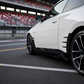 2022-2026 bmw 2 series g42 230i/m240i m-sport competition style full length side skirt extensions gloss black