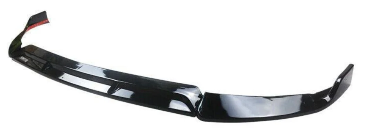 2022-2026 mercedes benz c class c300/c43 amg w206 brabus style front bumper lip splitter spoiler gloss black close up