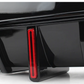2023-2025 bmw 3 series g20 lci 330i/m340i m-sport led light style rear bumper diffuser gloss black back right close