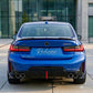 2023-2025 bmw 3 series g20 lci 330i/m340i m-sport led light style rear bumper diffuser gloss black back right close