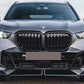 2024-Present BMW X Series G05 LCI X5 Performance Style Front Lip Gloss Black Front Center