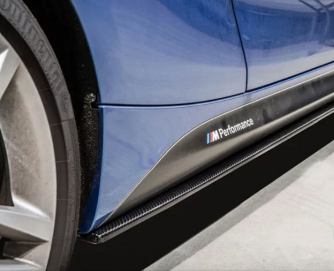 2014-2021 BMW 2 Series F22 M Performance Side Skirts Replica Carbon Fiber Right Close Up