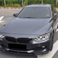 BMW F30 Non M-Sport Front Lip Splitter Gloss Black Front Right