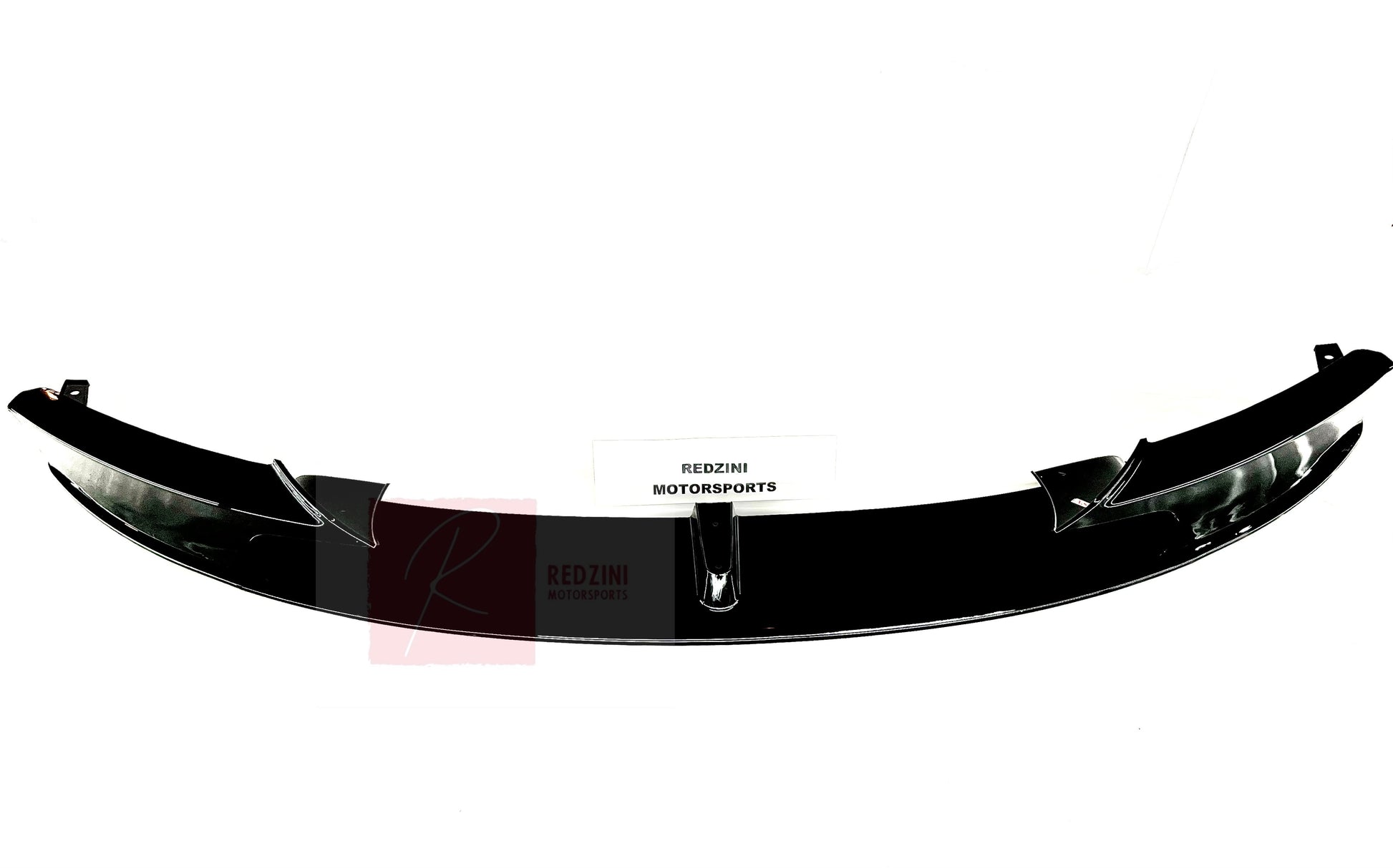 BMW F32 F33 F36 M Performance Front Lip Splitter Gloss Black Front Center Close Up Assembled