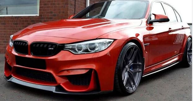 2015-2019 BMW M Series M3 M4 F80 F82 CS Front Lip Gloss Black Front Right