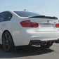 2012-2018 bmw 3 series f30/f31 328i/330i/335i/340i m sport m performance led light style rear bumper diffuser replica carbon fiber gloss black dual single exhaust video 