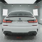 2019-2025 BMW 3/m series g20/g80 (330i/m340i/m3) lci m performance style rear trunk spoiler lip wing gloss black center